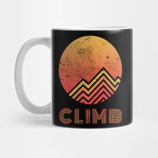 Retro Climb - Rock Climbing Mug